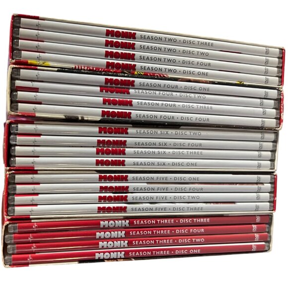 Monk TV Show Seasons  2, 3, 4, 5, 6, DVD Box Sets - Picture 5 of 12